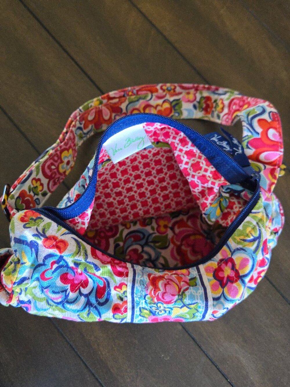 Vera Bradley Hope Garden Quilted Shoulder Hobo Bag - Picture 9 of 9